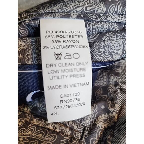 NWT CHAPS Men's Sport Jacket Size 42L Light Grey - Picture 6 of 7